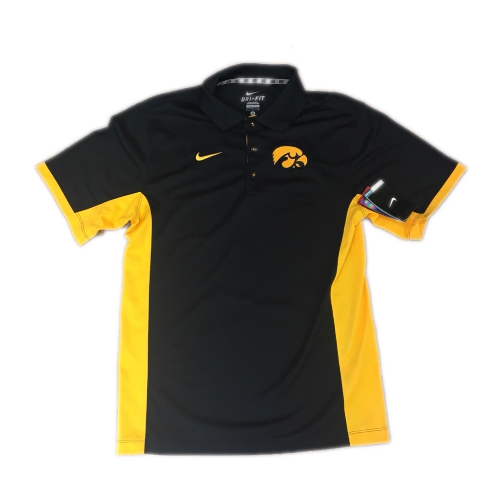 Iowa Hawkeyes Nike Men’s Dri Fit Polo Shirt Small